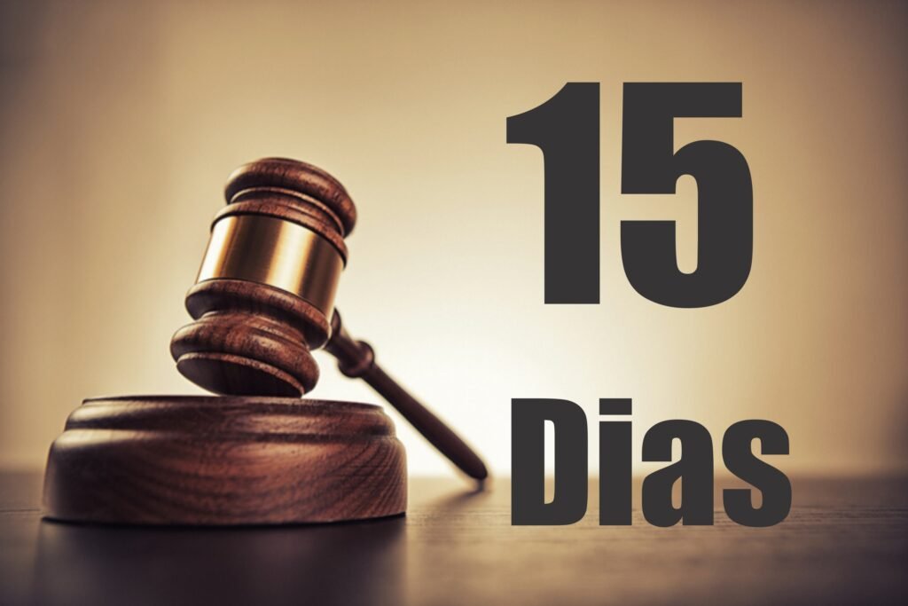 15 dias na justiça
