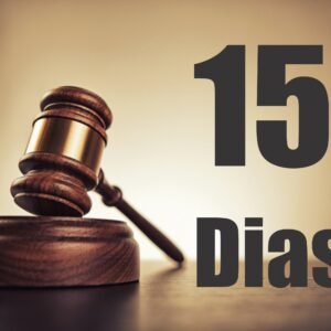 15 dias na justiça