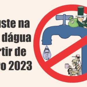 Copasa começa o ano com tarifaço reajuste de 15,70% a partir de Jan/2023