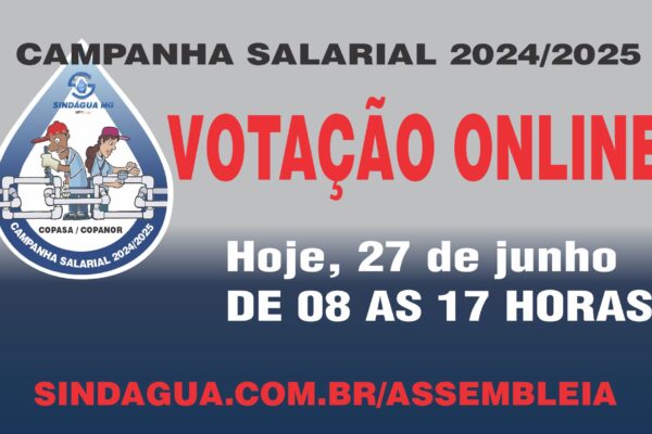 votação sindagua