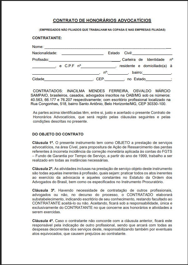 contrato-naofiliado Processos FGTS