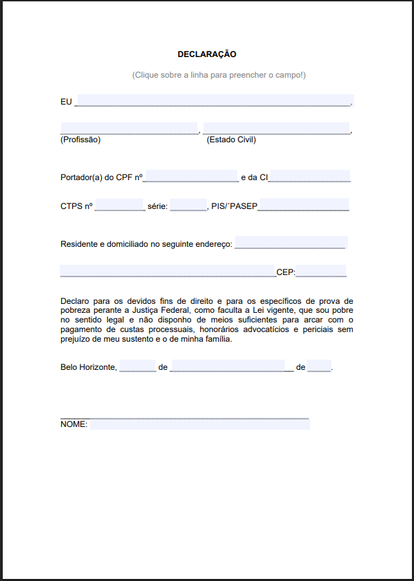 hipossuficencia Processos FGTS