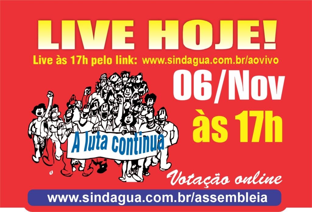 ASSEMBLEIA ONLINE PARA DEFINIR OS RUMOS DE NOSSA LUTA