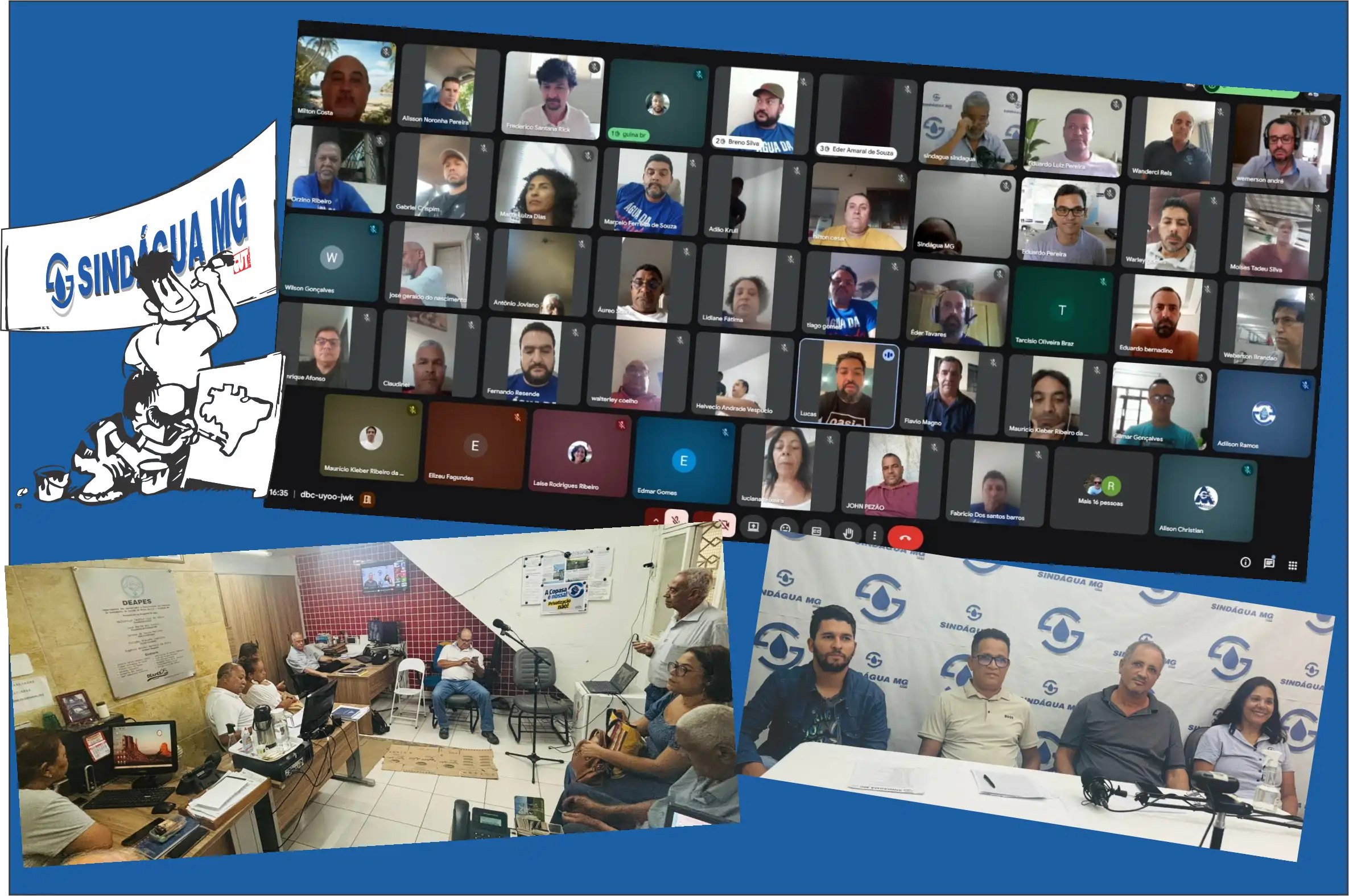 posse diretoria SINDAGUA