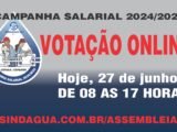 votação sindagua