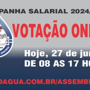 votação sindagua