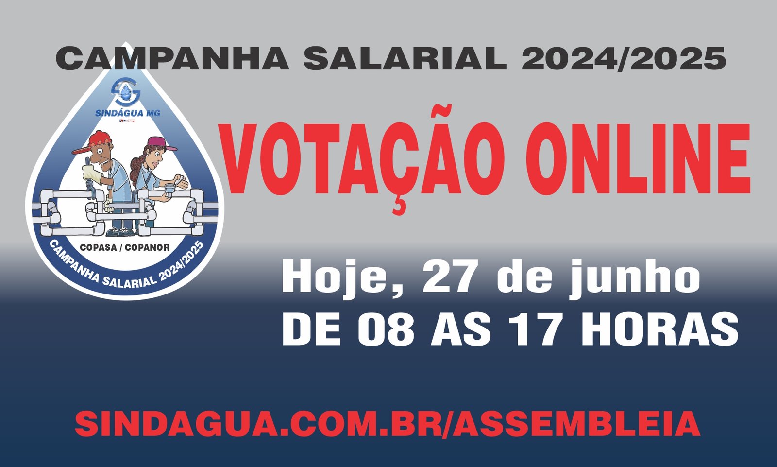 votação sindagua